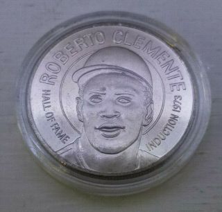 Vintage 1994 Roberto Clemente Republic Of Liberia $1 Dollar Coin Token