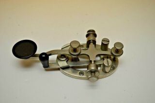 Vintage / Antique J.  H.  Bunnell Co.  Ny Telegraph Key Morse Code
