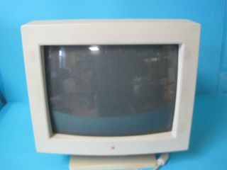 Awesome Vintage Apple Macintosh Color Plus 14 " Display Crt Monitor Rare