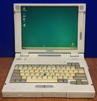 Vintage Compaq Lte 5300 Laptop - Pentium 133mhz - Series 2882 Ac Adapter_as - Is