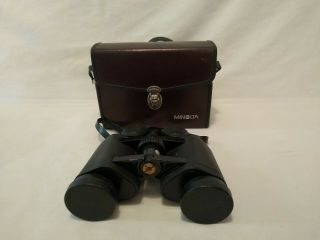 Vintage Minolta Standard Multi - Coated 7x35mm Binoculars W/case & Neck Strap