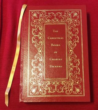 The Christmas Books Of Charles Dickens Leather Bound.  A Christmas Carol