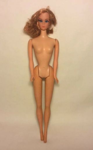 Vintage 60s Or 70s Talking Barbie Doll Red Hair Flawed - Does Not Work