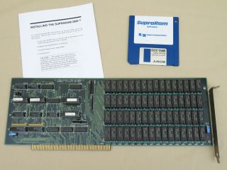 Supraram 8mb Ram W/8mb Ram Installed Commodore Amiga 2000 2000hd 2500 3000 4000