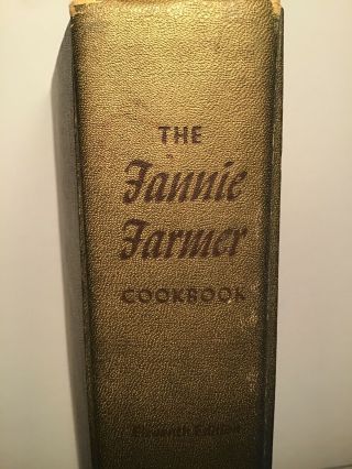 Vintage The Fannie Farmer Cookbook hardcover 1965 Eleventh edition 3