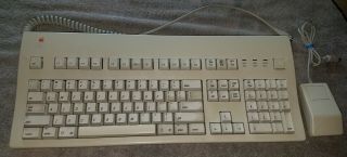 Apple Computers Extended Keyboard Ii M3501,  Mouse // Macintosh Mac