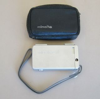 Vintage Minolta 16 Sub Miniature Spy Camera With Case