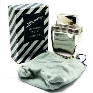 Vintage 1950 Zippo Lady Bradford Table Lighter - Gorgeous