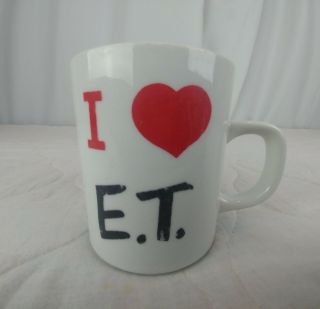 Vintage E.  T Coffee Mug I ❤ E.  T 2