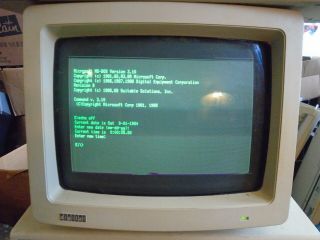 Vintage DEC digital Color Computer Monitor Hitachi VR241 - A for Rainbow 2
