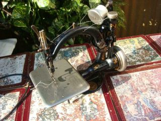Old Vintage Antique Sewing Machine Wilcox Willcox & Gibbs For Restoration