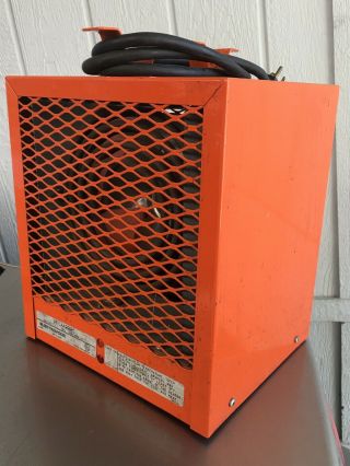 Vintage 1950s Electromode Space Heater Fan Mid Century Industrial Modern Garage