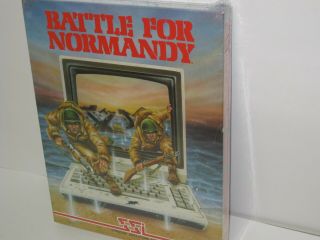 Vintage Software Game Apple Ii Iie Iic Iigs Battle For Normandy Ssi Nip