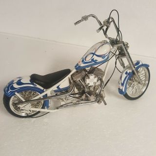 Orange.  County Choppers 1/10 Scale Die Cast Motorcycle