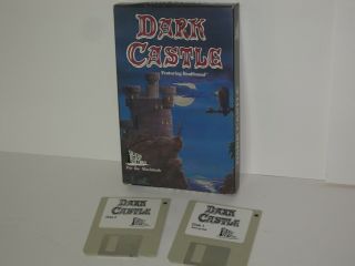 Vintage Apple Macintosh 128k 512k Game The Dark Castle