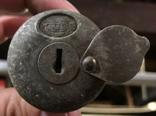 Antique Oakes Indianapolis Spare Tire Lock