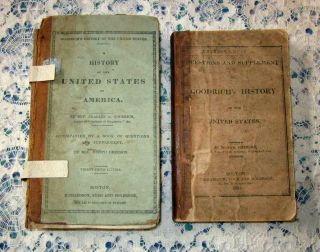 Goodrich History United States,  Supplement Early,  Rare Revolutionary War,  1812,