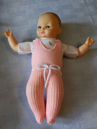 Vintage 1963 Cameo Miss Peep 17 " All Vinyl Baby Doll Jointed