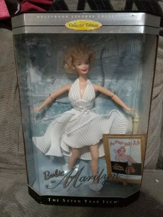 Vintage Barbie Marilyn Monroe 1997 The Seven Year Itch Mattel 17155 Rare