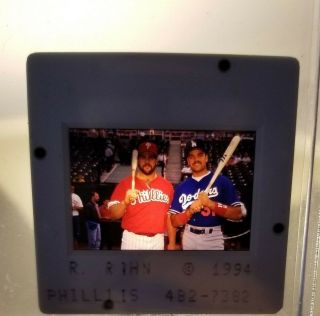 Mike Piazza 1994 Negative Baseball Photo Slide Phillies Pratt