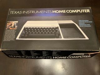 Texas Instruments Ti 99/4a Computer Sys Joystick Games Speech Synthesizer