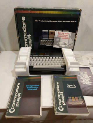 Commodore Plus/4 Box W/ Manuals