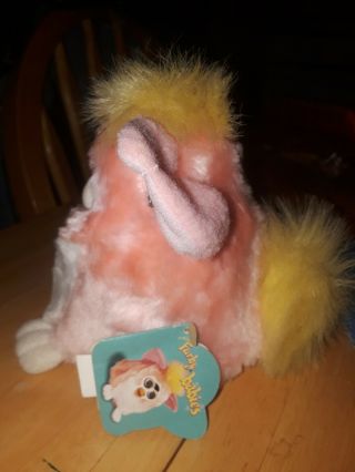Vintage Furby Babies Pink Yellow Hair TAG ATTACHED Tag Model 70 - 940 1999 Tiger 3