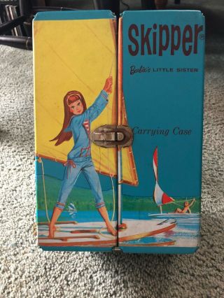 Skipper Carrying Case 1964,  Midge Doll And Clothing