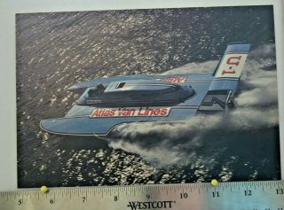 1978 Atlas Van Lines Hydroplane Racing Post Card