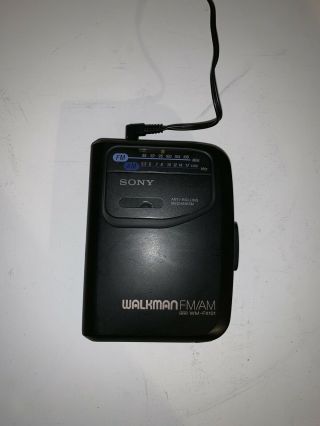 Vintage Sony Walkman Wm - Fx101 Stereo Cassette Player Fm/am Radio With Headphones