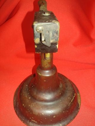 Rare 1920 ' s Large Bell,  Guinn Cigar / Table Lighter,  Saloon & Smoking Rooms 3