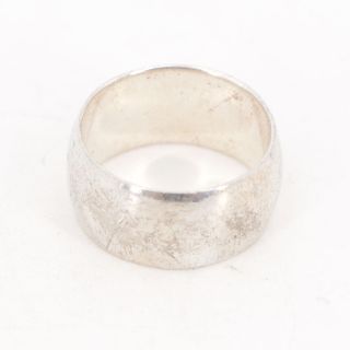 Vtg Sterling Silver - Solid Wedding Band Ring Size 7 - 3g