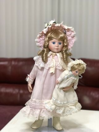 Sophie Porcelain Doll 19 Inches By Danbury