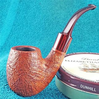 Bill Walther Full Bent Egg Freehand American Estate Pipe 360 Ring Grain