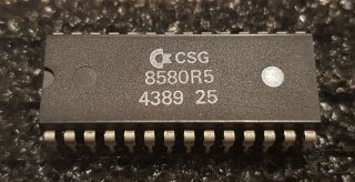 Csg 8580 R5 Sid Chip,  For Commodore 64,  And,  Part,  Rare