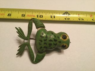 Vintage Jensen Mechanical Frog Fishing Lure -