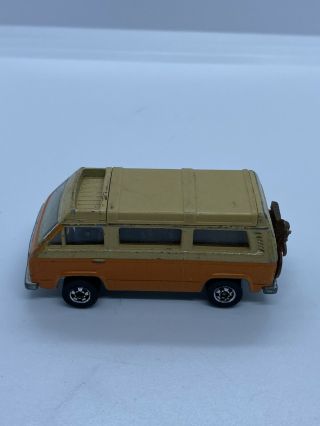 Vintage Hot Wheels Blackwall Sunagon Volkswagen Vw Van Pop Up Camper Orange