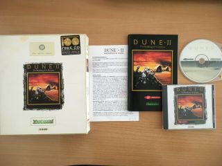 Dune Ii 2 The Building Of A Dynasty Battle For Arrakis Vintage Boxed Dos Pc Game