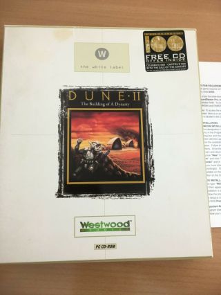 DUNE II 2 The Building of a Dynasty Battle for Arrakis Vintage Boxed DOS PC GAME 2