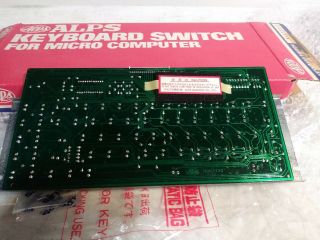 ALPS KEYBOARD SWITCH FOR MICRO COMPUTER MODEL KCCAB902 2