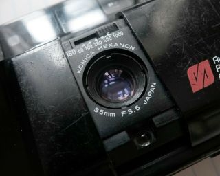 Konica MG AF Film Camera with Hexanon 35mm F3.  5 Lens vintage film 2