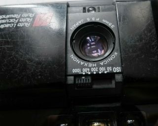 Konica MG AF Film Camera with Hexanon 35mm F3.  5 Lens vintage film 3