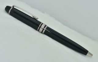Montblanc Meisterstuck W.  A.  Mozart Mini Sized Ballpoint Pen Black Platinum Trim
