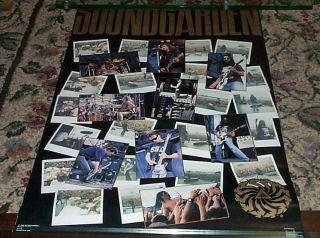 Soundgarden Vintage Live Collage Poster