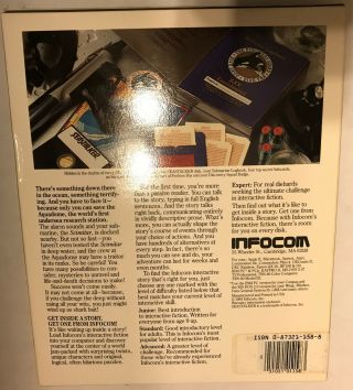 Apple II Seastalker Computer Game by Infocom in 3