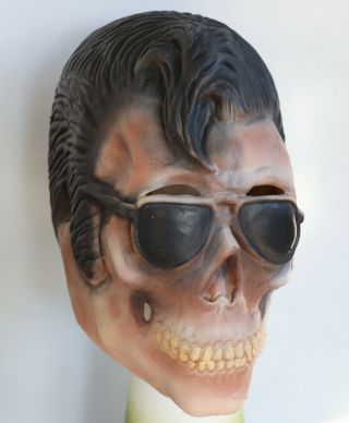 Vintage 1993 Distortions Unlimited Rock N Roll Skull Monster Mask Elvis Beatles