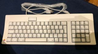 Vintage Apple Standard Keyboard For Macintosh Ii Model M0118 Cond