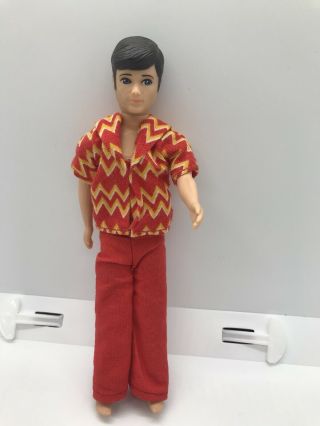 Topper Dawn Gary Boy Doll In Dancing Outfit Shirt Pants Tight