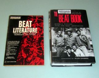2 Books Beat Generation Literature Poems Fiction Kerouac Ginsberg Psychedelic