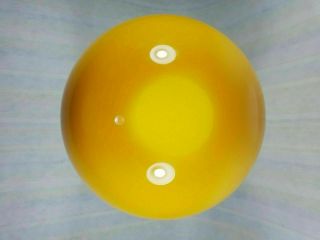 Antique Vintage Old Amber Bakelite Catalin Ball Dice Rod Block Yellow 2828gr